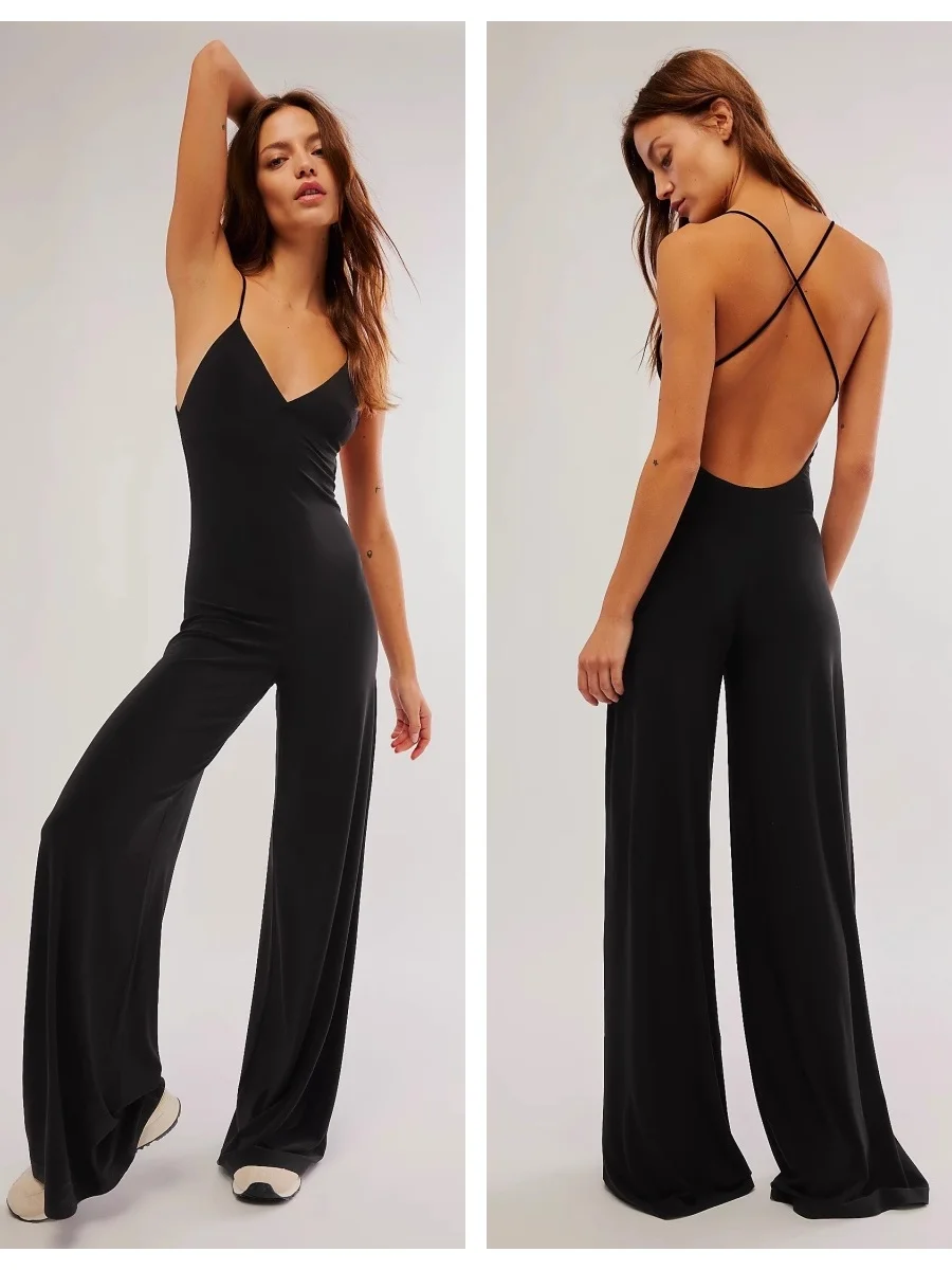 Future Retro New York Cross Ba lage taille broek Drapey hoge taille lange legging polyestervezel