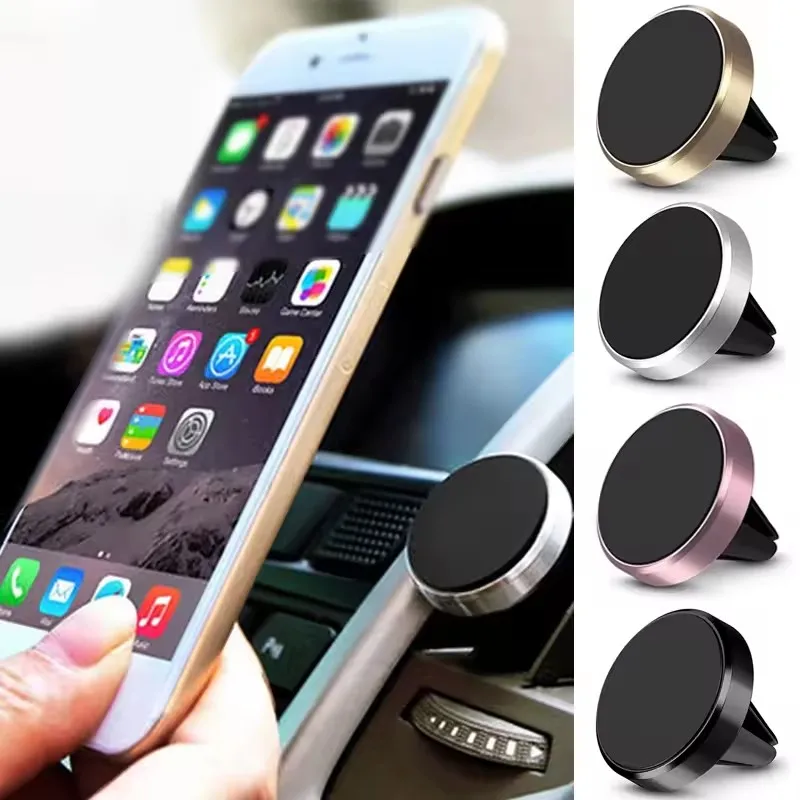 Suporte universal magnético para celular no carro, para todos os telefones, para iPhone, Xiaomi, suporte magnético para ventilação de ar, suporte para