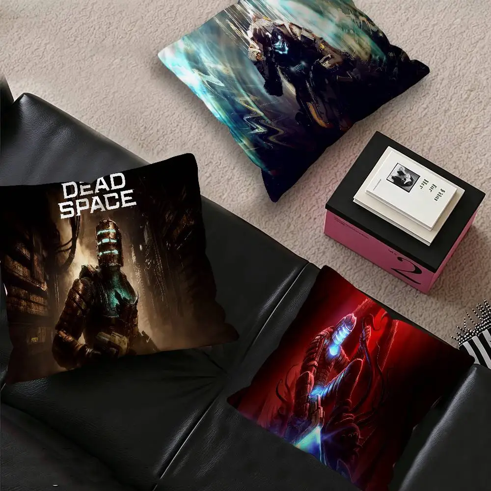 Horror Game Dead Space Pillow Gift Home Office Decoration Bedroom Sofa Car Cushion Cover case 45x45