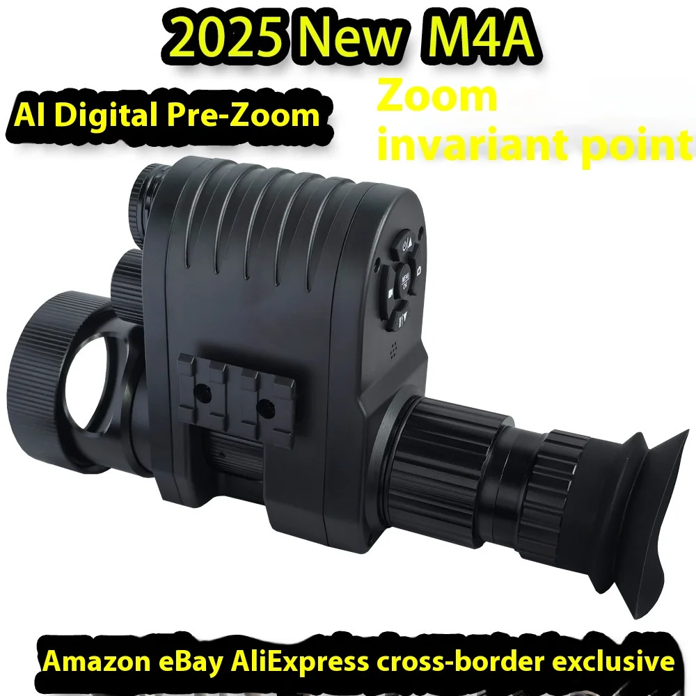 جهاز رؤية ليلية أحادي العين M4A مصنع عبر الحدود 2025 تكنولوجيا الأشعة تحت الحمراء مستوى إضاءة منخفض رؤية ليلية ممتازة #3