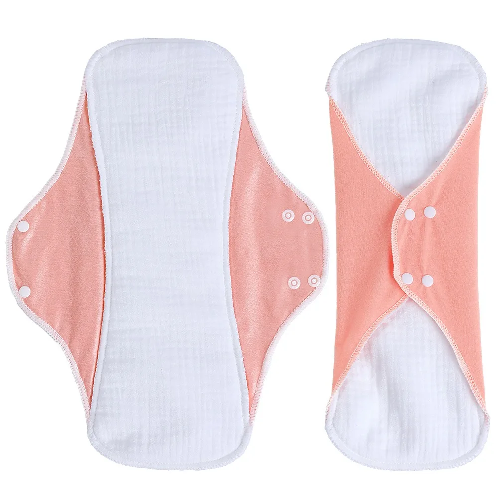 Pembalut Kain Menstruasi yang Dapat Dicuci 33cm Besar Lembut Pantyliner Pembalut Sanitasi Bernapas Dapat Digunakan Kembali Pelindung Urine