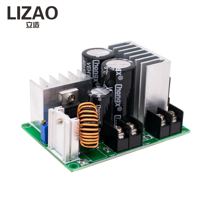 LIZAO XL4016 6A DC-DC Adjustable Buck Converter Module 3V-24V Regulated Power Supply Board for Electronic DIY