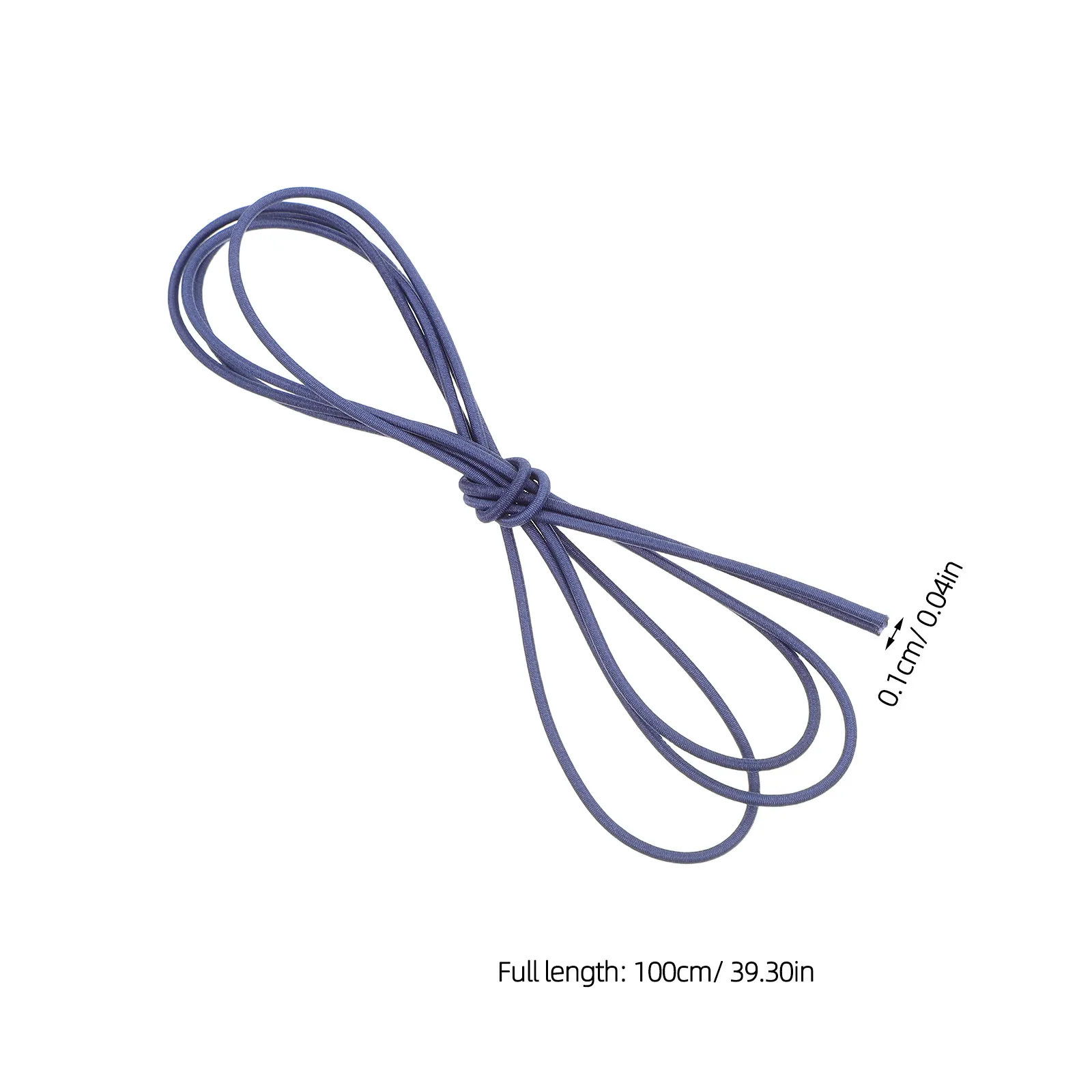 15Pcs Notebook Elastic Bands Nylon Rope Stretch Cord for Journal Closure Strap Travel Planner Scrapbooking Accessories Blue