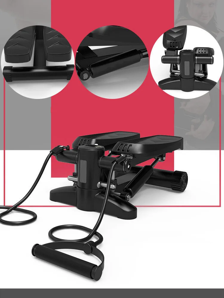 Fitness Step Stair Elliptical Mini Twist Stepper Under Desk Pedal Exerciser Low Impact Walking Machine