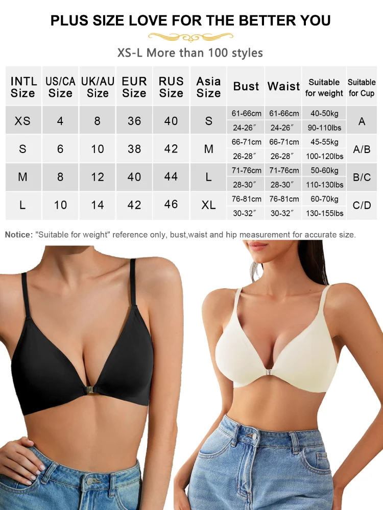 Solid Color Seamless Bra Front Buckle Bralette Women Plus Size Brassiere Sexy Breast Lingerie Sports Breathable Underwear Tops