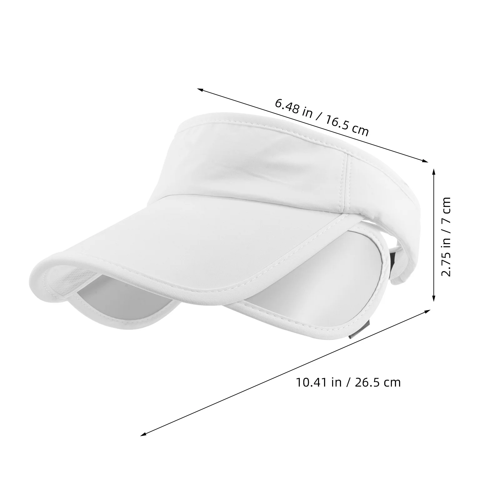 قبعة جولف واقية من الشمس قابلة للتعديل بحافة قابلة للسحب وخفيفة الوزن ومسامية للحماية من الأشعة فوق البنفسجية للنساء والرجال للجري على الشاطئ