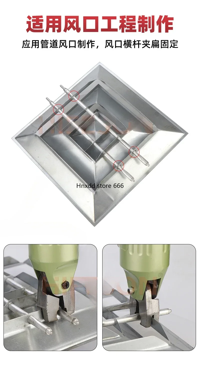 Pneumatic trend clamping Pipe tuyere Pneumatic quick clamping trend clamping flat pliers C type pliers head