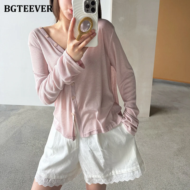BGTEEVER Cotton and Linen Shorts for Women Breathable, Versatile, Simple Wide-leg Pants, Lace Patchwork Casual Shorts for Summer