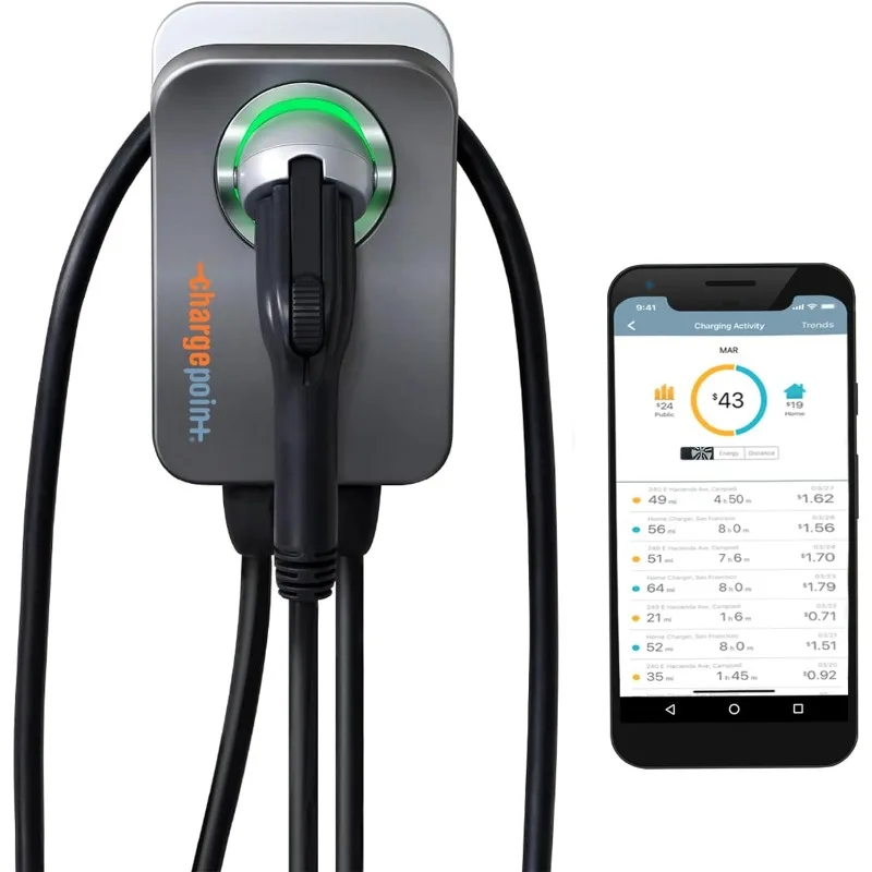 

ChargePoint Home Flex Level 2 EV Charger,NEMA 14-50 Outlet 240V EV Charge Station,Electric Vehicle Charging Equipment Compatible