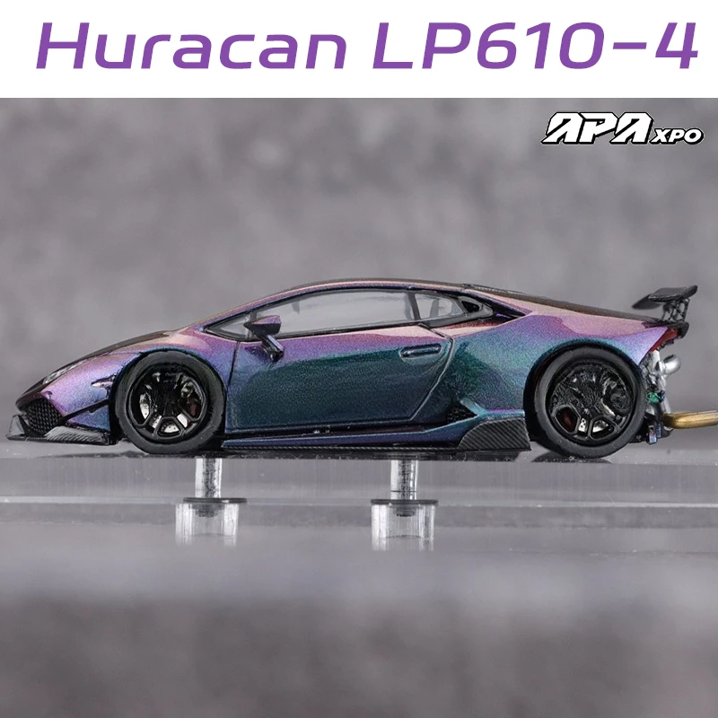 FY 1/64 Huracan LP610-4 APAxpo alliage véhicule à moteur modèles moulés sous pression voiture jouets Collection cadeaux de noël pour garçon