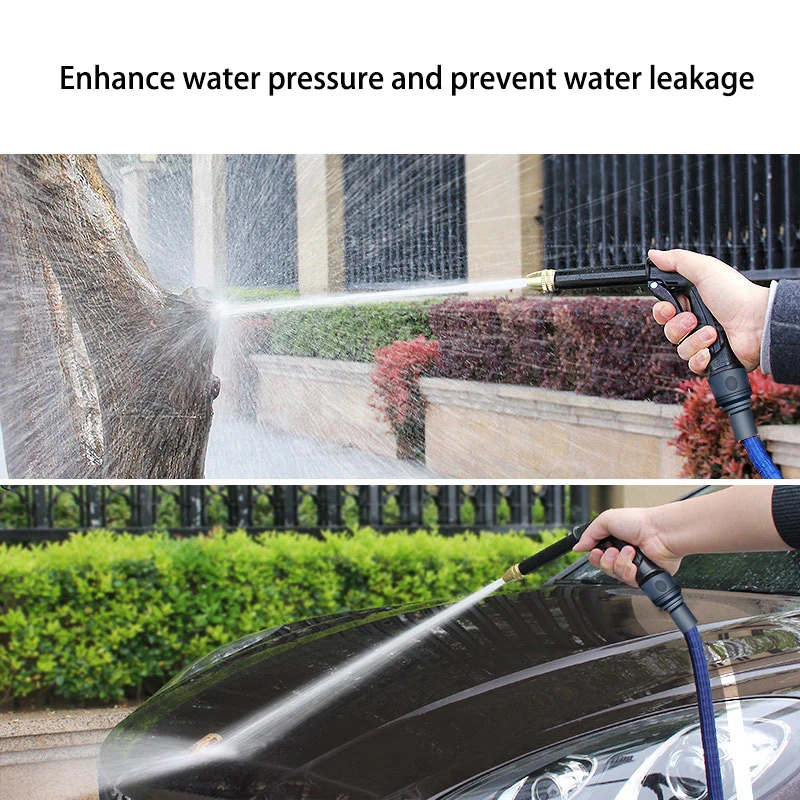 Pistola de agua portátil de alta presión para limpieza de coches, boquilla de manguera de riego de jardín, pistola de agua con aspersor
