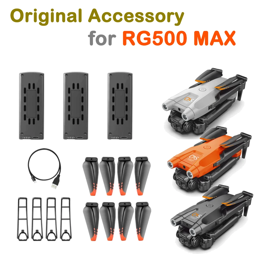 RG500 Max Drone Brushless Motor Quadcopter Original Spare Part Propeller Blade / USB Charger / Battery / Remote Controller Part