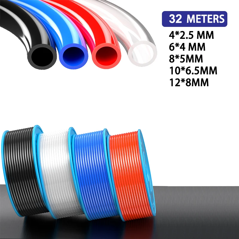 Pneumatic PU tracheal hose air compressor high-pressure pipe explosion-proof transparent 4/6/8/10/12mm