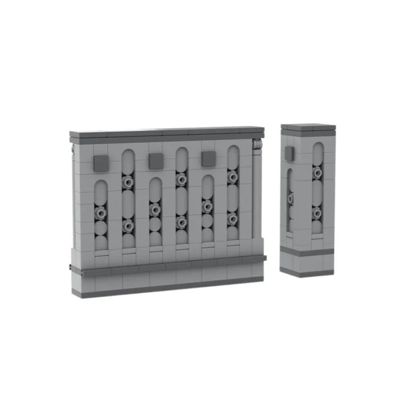 

MOC Wall and Column Decorative Building Model Series - Small Particle Building Blocks Set of 299 Pieces - Suitable for All Hobby