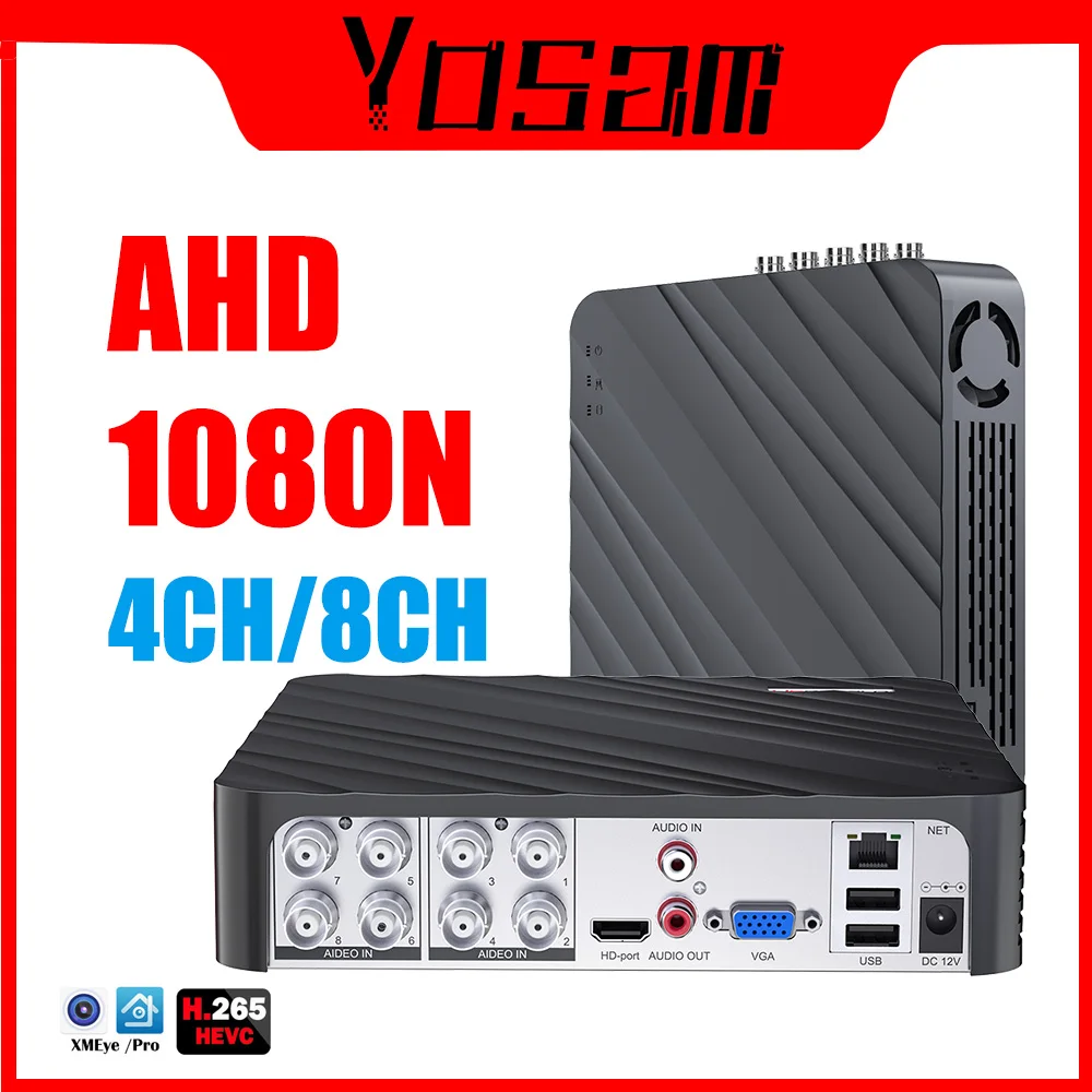 AHD/N DVR 4/8Channel CCTV AHD DVR AHD-N Hybrid DVR/1080P NVR 6in1 Video Recorder For AHD Camera IP Camera Analog Camera