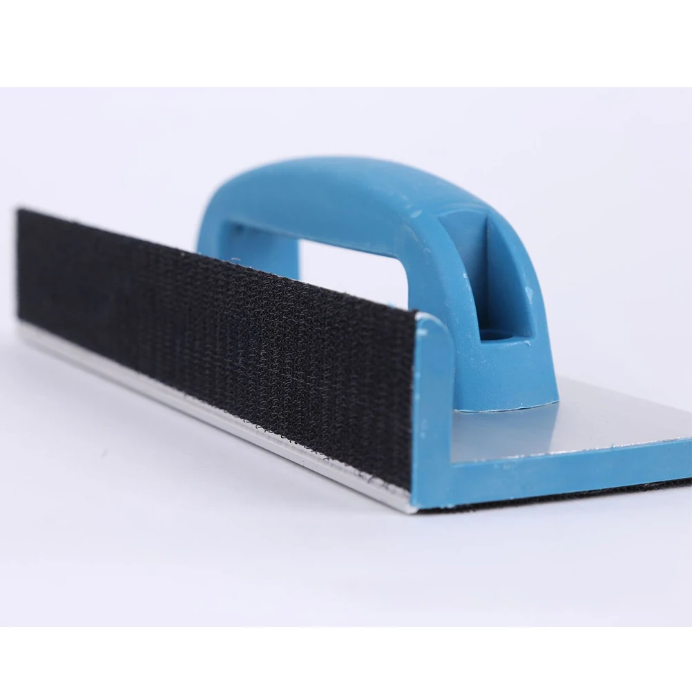 

Self Adhesive Sandpaper Holder Lightweight Durable Right Angle for Wall Plasterboard Wood Metal Storage Handle Polishing Tool