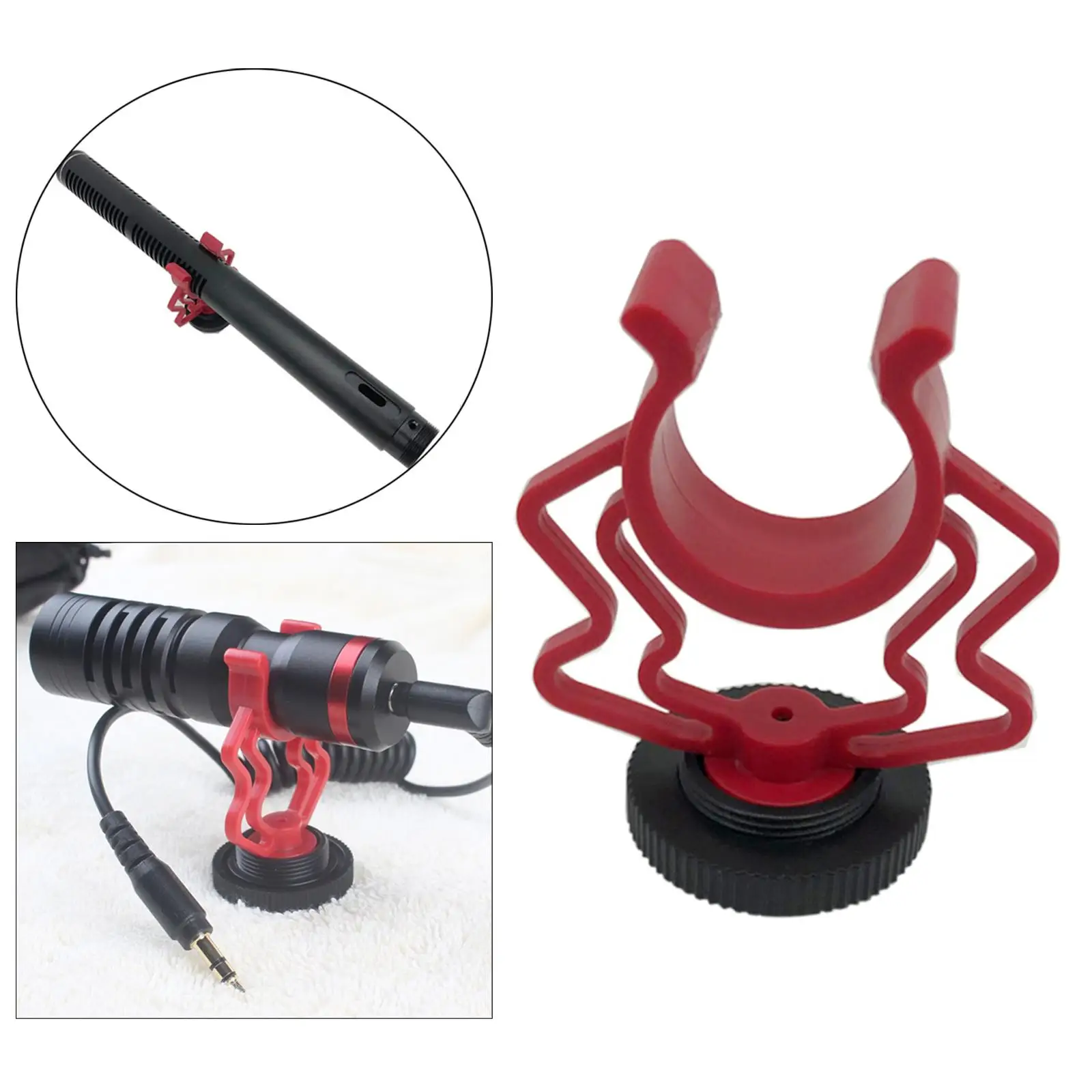 1 Piece Cold Shoe Mount Adapter Mic Bracket Durable Adapter Phone