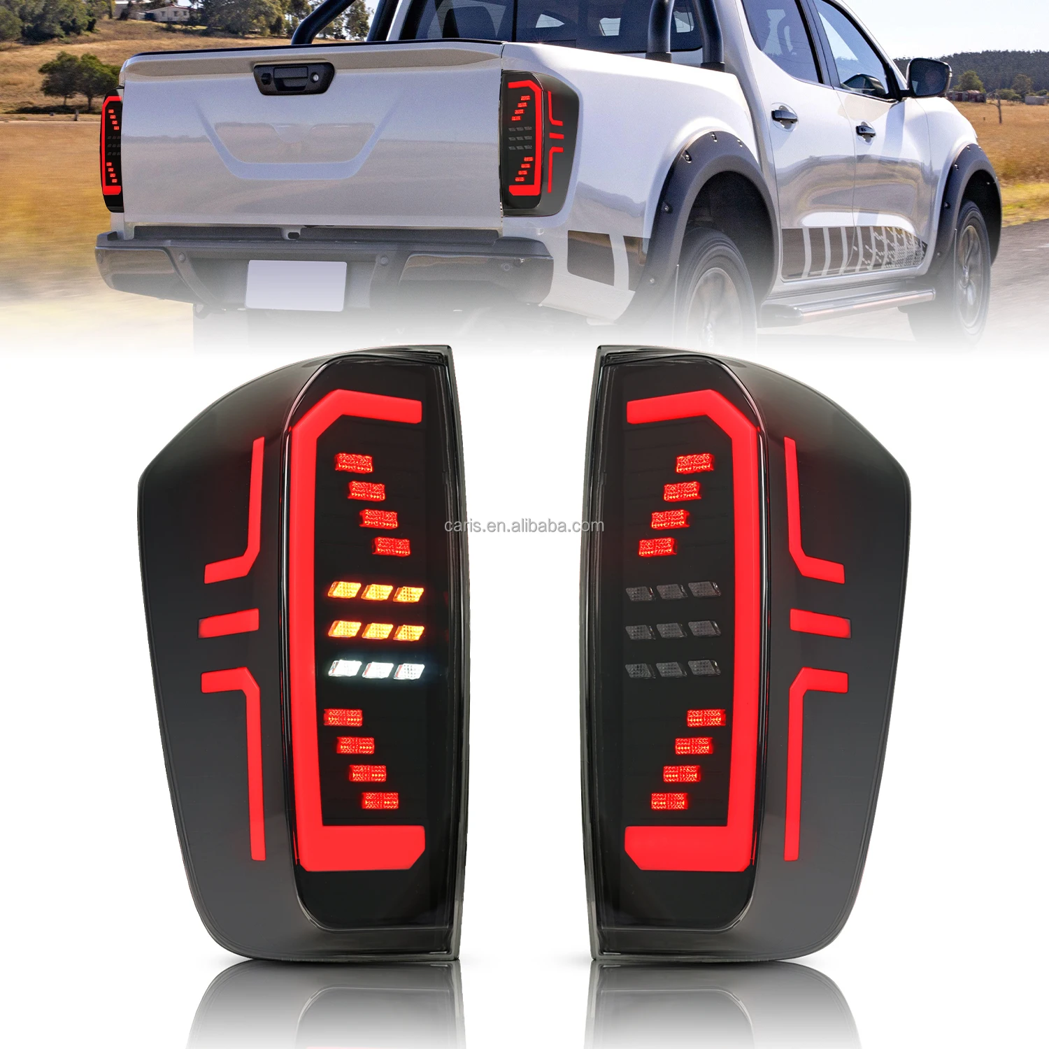 Xds Archaic New Design Taillight For Frontier Navara Np300 D23 PRO4X 2015 - 2021 Led Taillights With Sequential Turning Signal