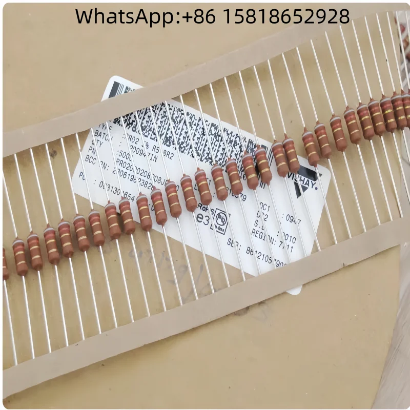 10pcs VISHAY-BC PR02 2W 8.2R 8R2 1% Copper Lead Metal Film Resistors PR02000208208JR500