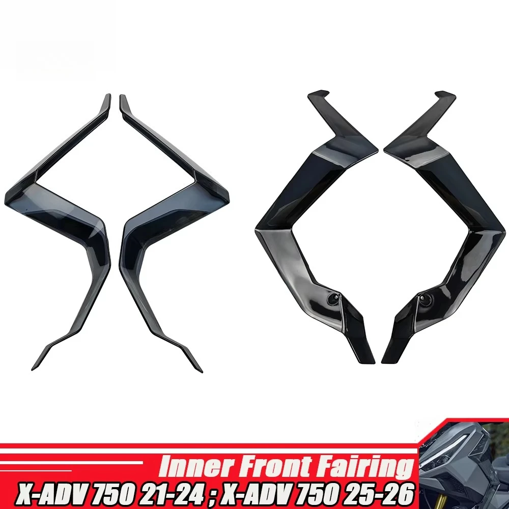 For XADV750 2021-2024 X-ADV 750 2025-2026Motorcycle Side Deflector Inner Front Fairing Protection Device Fixed Wing Leg Shield