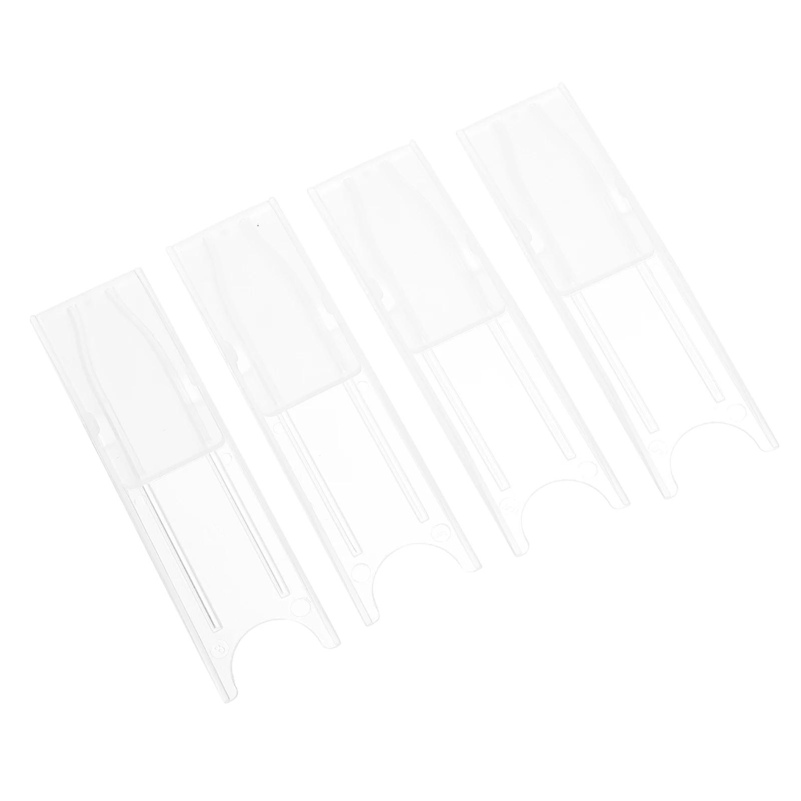 

4pcs Musical Instrument Accessory Clarinet Reed Cases Transparent Color Practical Design Music Practice Saxophone Accessories