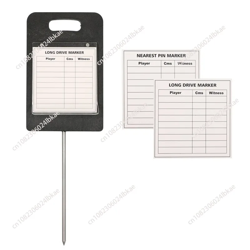 Golf course yardage markers - long & short distance scoreboard scorer - golf course supplies