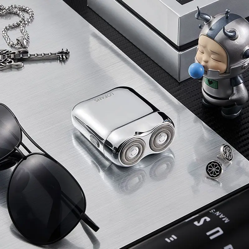 Youpin Lofan Sensor Pintar Alat Cukur Listrik untuk Pria Kering Basah USB Isi Ulang IPX7 Pencukur Tahan Air Pisau Apung Pemangkas Jenggot