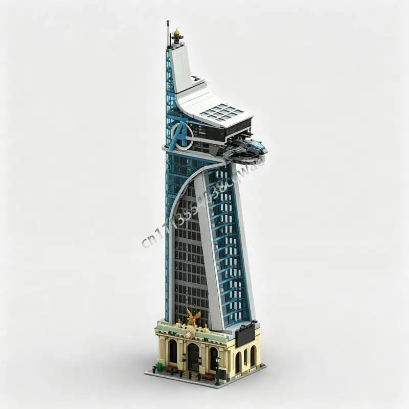 1300PCS Grand Central Terminal MOC Model Custom Puzzle Architecture DIY Assembly Creative Building Blocks Toy Collection Gifts view 4
