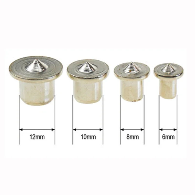 4pcs Woodworking Log Locator Dowel Furniture Positioning Tools Tenon Top Logs Wooden Pin Center Punch Accessories