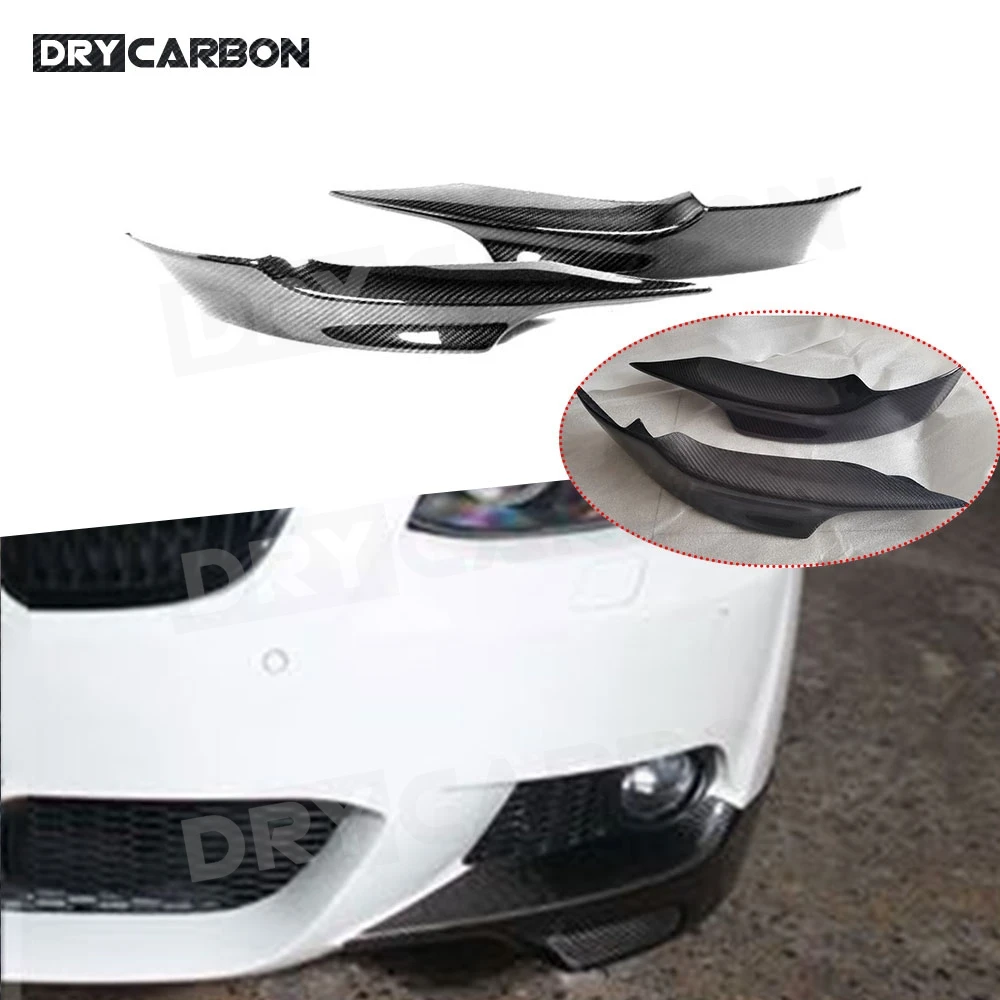 

For BMW 3 Series E92 E93 M Tech Sport 2007 - 2009 Carbon Fiber Car Front Bumper Splitter Lip Diffuser Guard Protector FRP