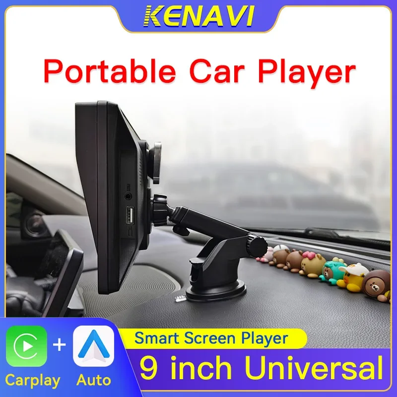 

7 Inch Portable Car MP5 Player Stereo Radio Carplay Android Auto Touch Screen BT FM Universal Multimedia Monitor With Dash Cam