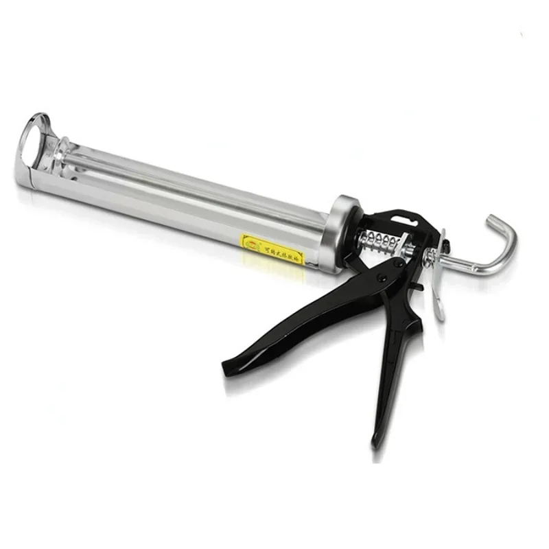 

Rotatable Cartridge Gun Glass Glue Guns Paint Finishing Tools Aluminum Alloy Casing Caulking Manual Caulking Gun