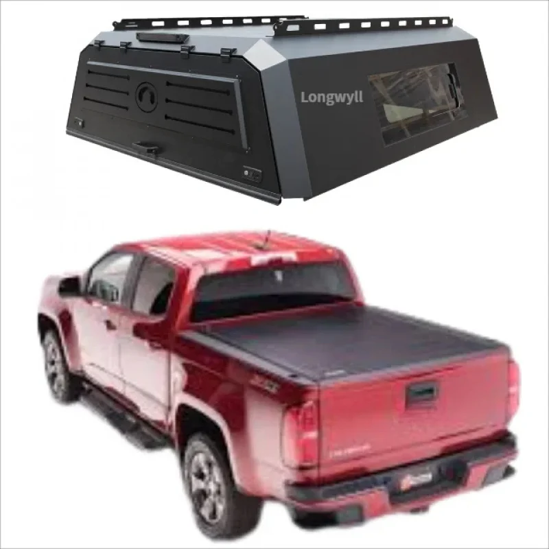 

Customized Truck Canopy for Colorado Steel High-quality Hard Smartcap Pickup Roll up Cover