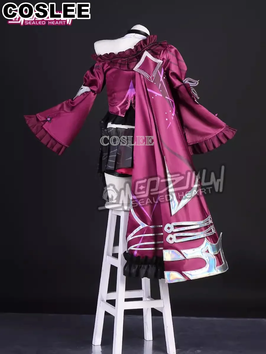 COSLEE Thelema Cosplay Costume Honkai Impact 3 Lovely Dress Women Role Play Clothing Uniform Halloween Carnival Party Outfit Gam