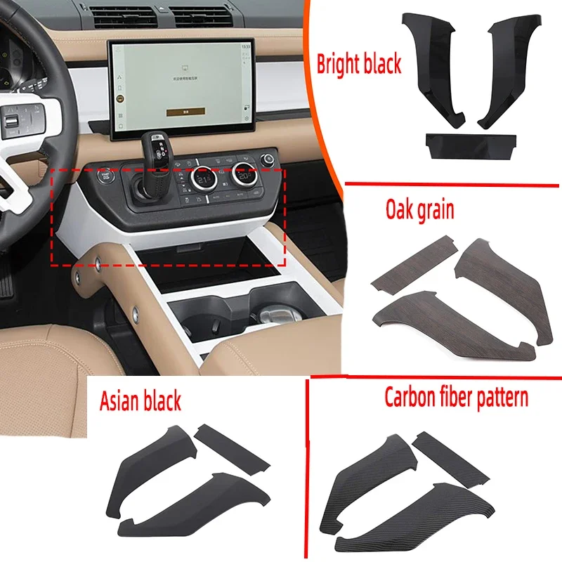

For Land Rover Defender 2025+ model/L663 center console knee side panel, decorative panel on both sides of the center control