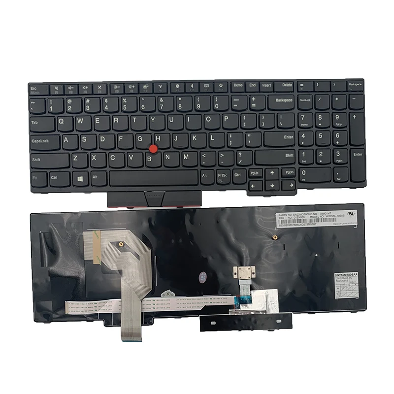 

For lenovo IBM Thinkpad T570 T580 P51s P52s (Not Compatible P51 P52) 20L9 20LA US keyboard