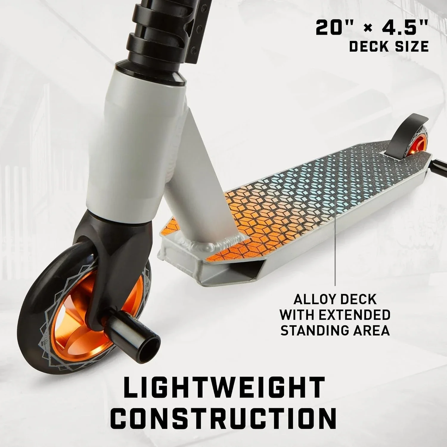 

Lightweight Alloy Deck & Heavy-Duty Frame Rise Freestyle Stunt Trick Scooter, For Kids Youth Adult Men Women Ages 8 Up