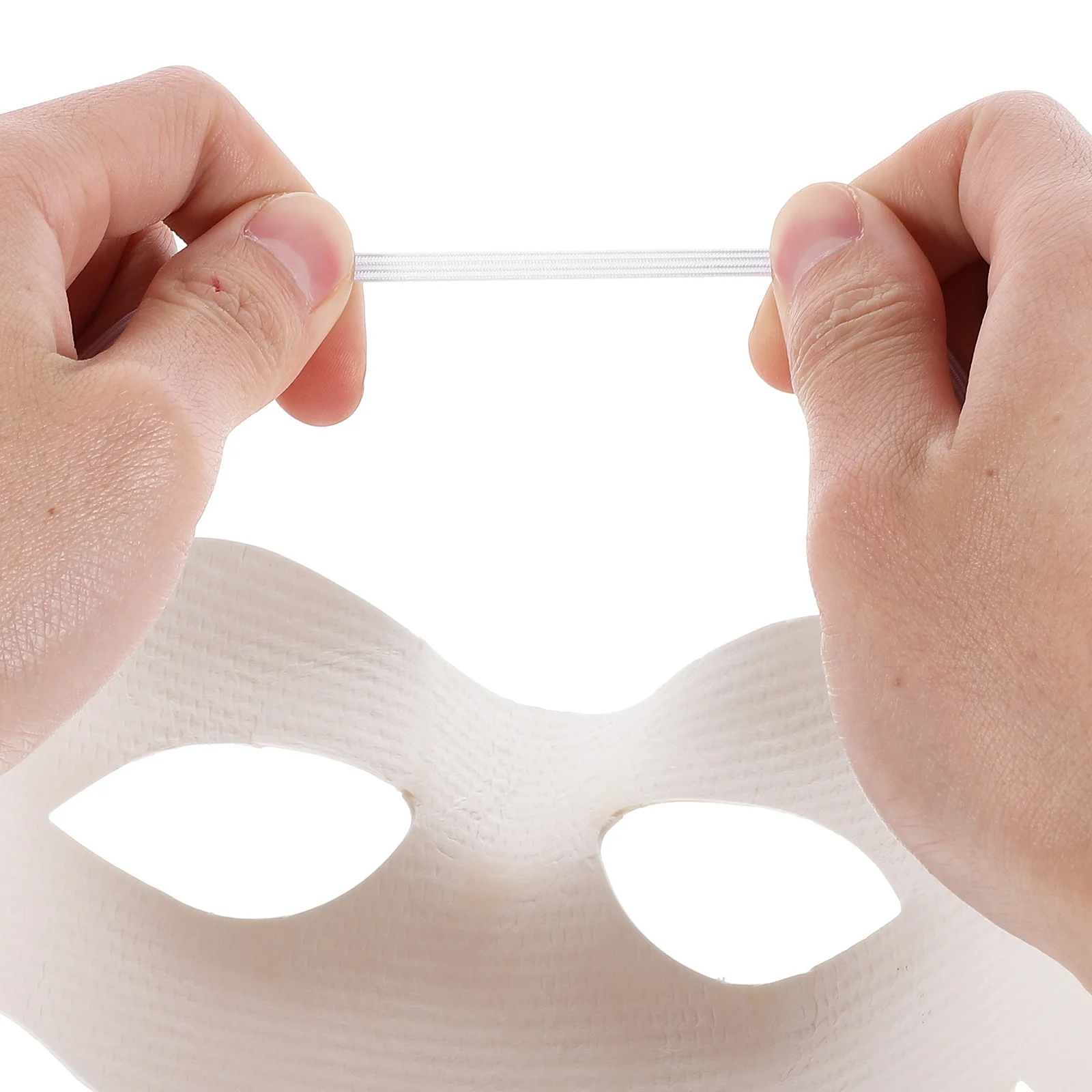 

10Pcs Blank DIY Masks Craft Blanks for Party Dress Up and Stage Performances Paintable Paper Masks Blank Masquerade Mask