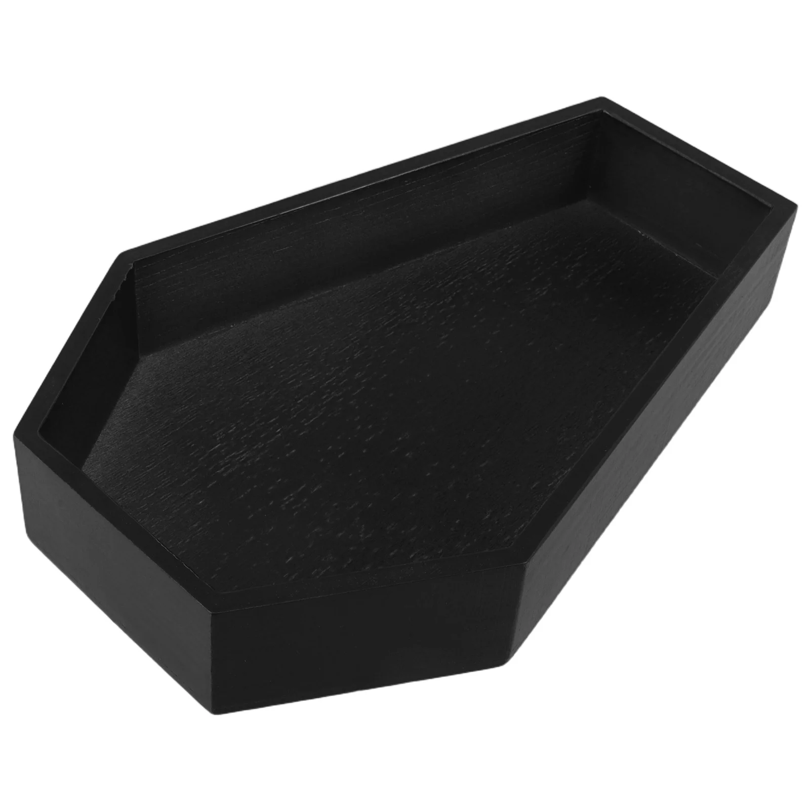 

Gothic Wooden Coffin Tray 11x7inch Halloween Serving Tray Decorative Candy Dish Spooky Snack Board Party Decor