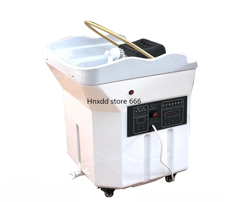 Mobile Shampoo Basin Water Circulation Beauty Salon Special Facial Bed Grafting Head Massager Fumigation Spa Machine