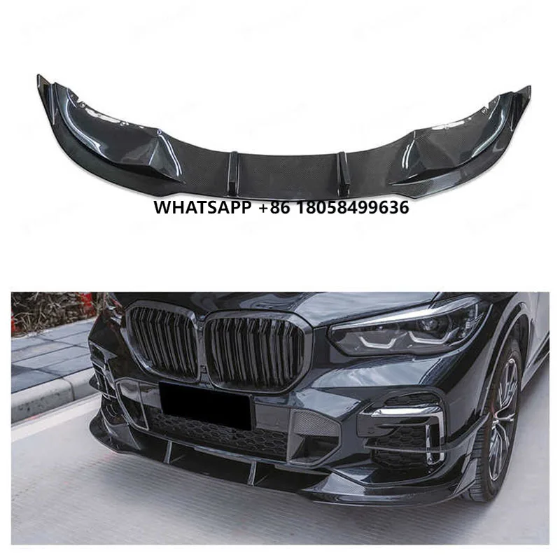 

OEM High-quality Dry Carbon Fiber Front Bumper Lip for BW X5 G05 2022-UP Front Diffuser Car Spoilers