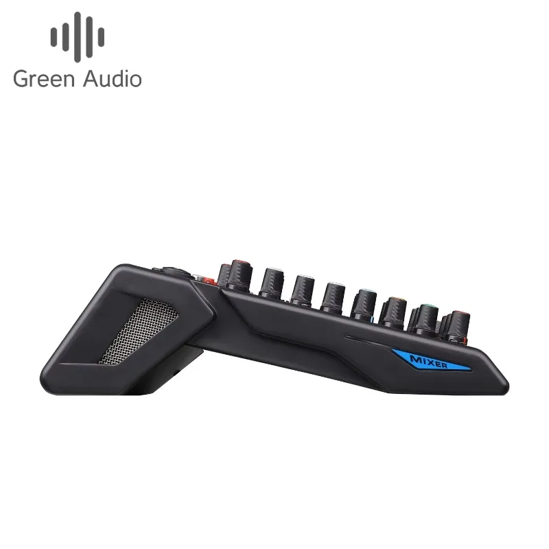 GAX-TDS4 4 Channels Sound Audio Mixer 99 Effects 7 Band EQ USB PC Play Record Blueteeth Dj Mixing Console Table for Party