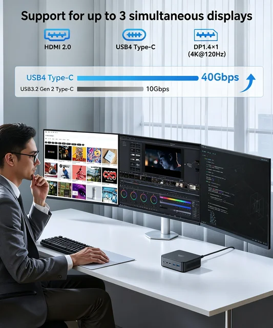 NIPOGI Mini PC AMD Ryzen 3 3250U Desktop Mini Computers 8GB RAM 256GB M.2 SSD WiFi 5, BT 4.2,DUAL 4K Display Windows 11 Pro 4 NIPOGI Mini PC AMD Ryzen 3 3250U Desktop Mini Computers 8GB RAM 256GB M.2 SSD WiFi 5, BT 4.2,DUAL 4K Display Windows 11 Pro 4