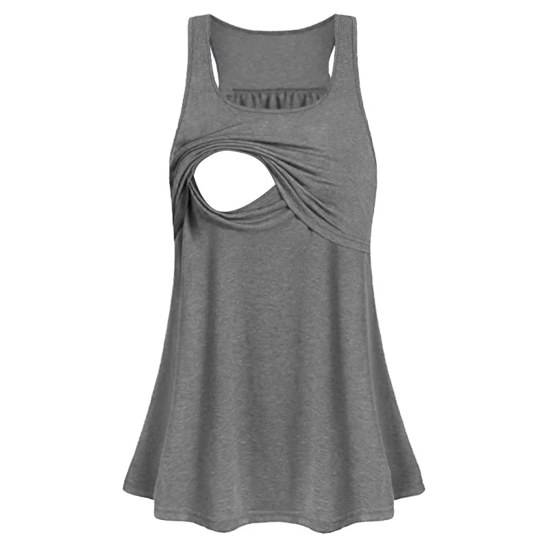 Pregnant Women's Workwear Cross Shaped Vest Top and Bottom Invisible Breastfeeding Underwear Comfortable Simple and Versatile