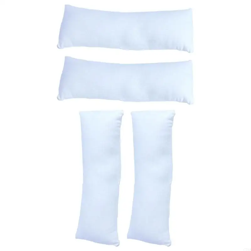 4 قطع وسادة وسادة من الكتان ممتدة الطول لتخزين سوار الساعة الاحترافي وعرض البوتيك الراقي C71A