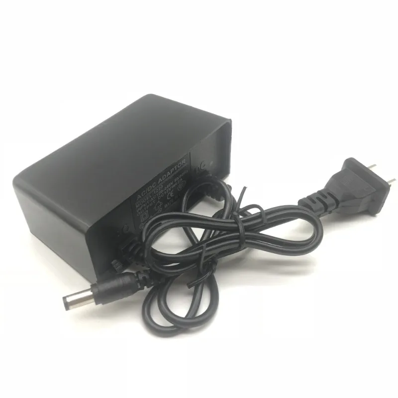 Adaptador de fuente de alimentación para cámara CCTV, cargador impermeable para exteriores, enchufe de la UE y EE. UU., CA/CC 12V 2A 2000ma