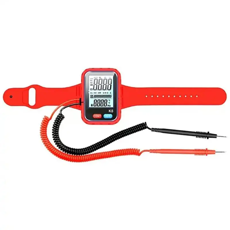 Innovative Multimeter Digital Wristband Rechargeable Tester For High-Altitude Work Portable Resistance& Continuity Testing