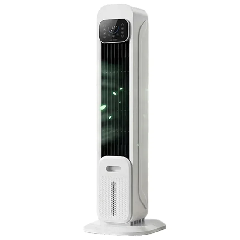 Dual-Purpose Blade-Less Air Conditioner Fan, Upright High-Power Electric Heater, Home Cooling and Heating Fan