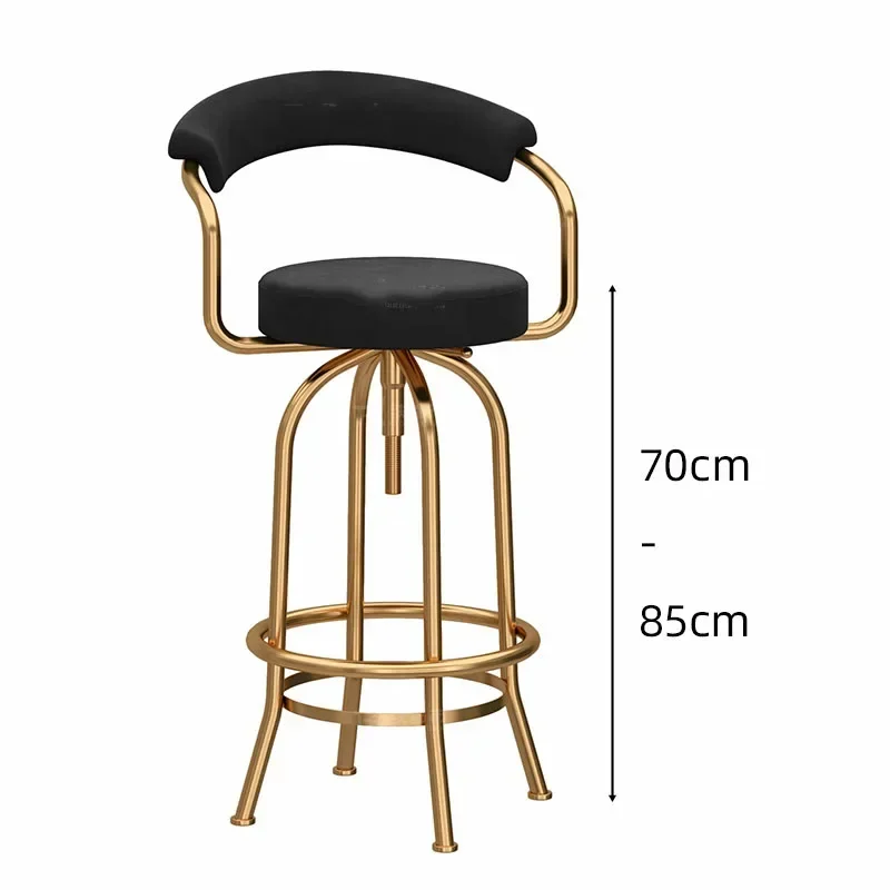 Cadeira nórdica ergonômica para casa, Cadeiras de design moderno, Maquiagem, Banquinho de café, Bancos de bar, Sala de estar, Jardim, Cozinha de luxo