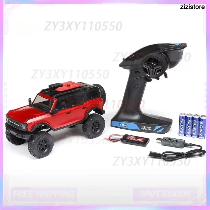 รถบังคับวิทยุ Axial Scx24 ขนาด 1/24 รุ่น Ford Bronco ขับเคลื่อนด้วยไฟฟ้า สำหรับปีนป่ายและขับขี่ออฟโรด  จำลองสมจริง ของเล่นรถบังคับสำหรับผู้ใหญ่